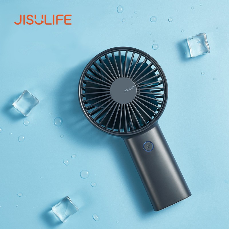 Quạt Mini Cầm Tay JISULIFE Tích Điện Kiêm Sạc Dự Phòng Không Gây Ồn Sạc Pin Nhanh Sử Dụng Lâu