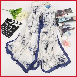 [Giá Siêu Rẻ] Khăn Lụa Cao Cấp Thời Trang Mùa Đông Thanh Lịch Mẫu Mới Nhất Thị Trường Size 90x180 cm