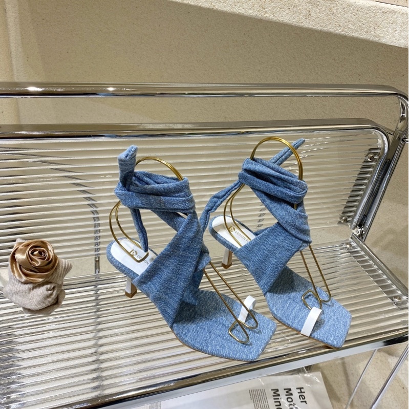 ✨💕Giày cao gót quai vải buộc kiểu gì cũng đẹp