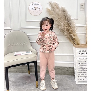 Bộ len micky hàng quảng châu cho bé gái