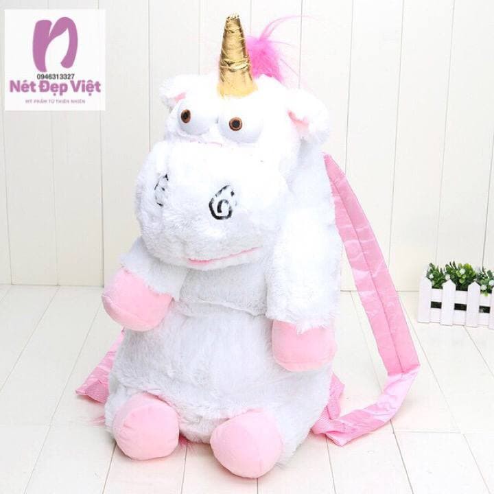 Ba Lô Kì Lân Unicorn Thú Bông Mịn Siêu Siêu Xinh
