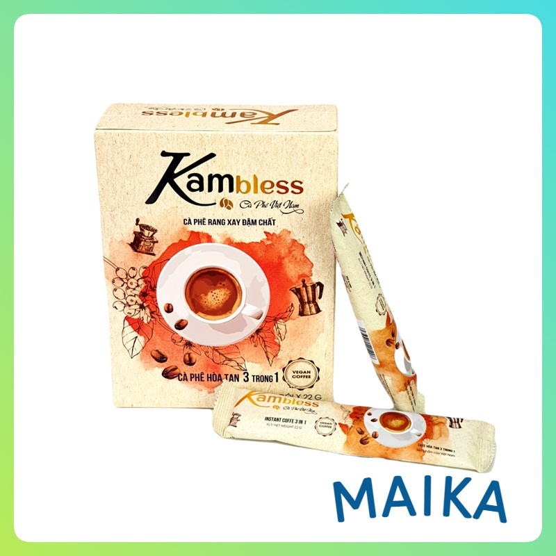 Hộp cafe hòa tan (Vegan) Kambless Ngọc Thảo | 10 túi | BigBuy360 - bigbuy360.vn