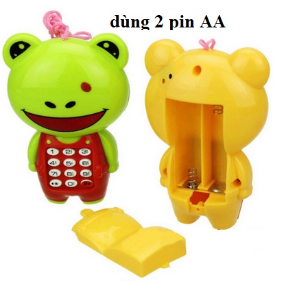 Điện thoại đồ chơi có nhạc hình động vật dễ thương cho bé - điện thoại hình gấu, điện thoại hình con hổ, ếch