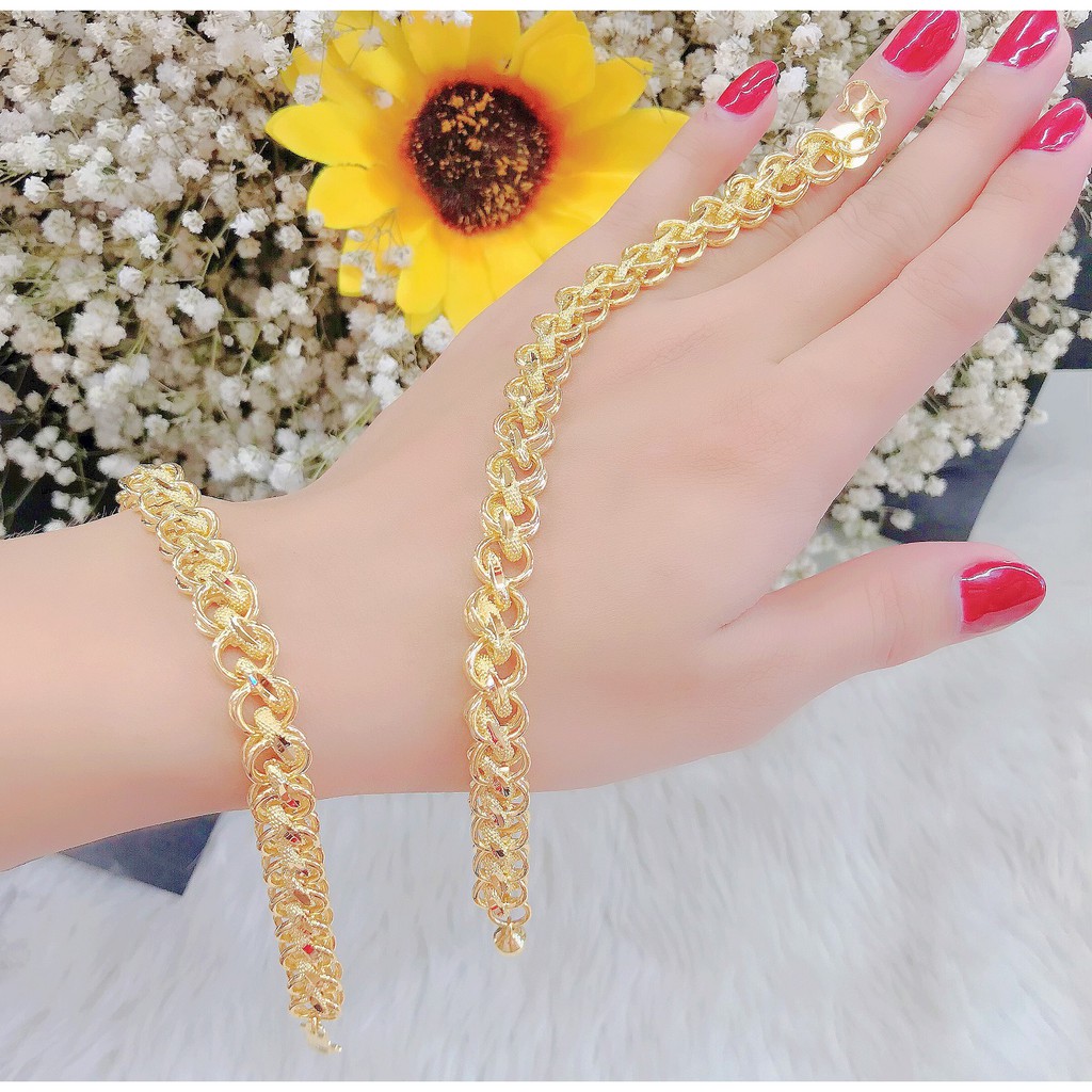 Lắc Tay Nam ( Free Size ) Mạ Vàng 24K Mẫu 065(1)2205 ( 01 Chiếc ) - Đi Chơi, Dự Tiệc Rất Đẹp
