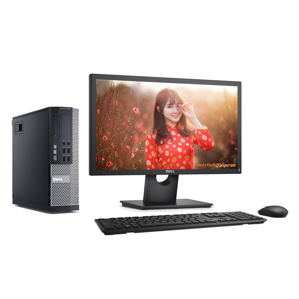 Bộ máy tính DELL optiplex Core i5 3470, ram 8GB, SSD 240GB + Màn hình DELL 22 inch. Tặng kèm bàn phím chuột DELL