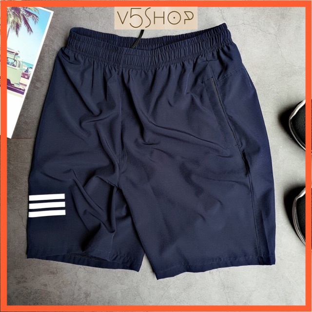 Quần đùi nam thể thao quần short thể thao vải gió dù mát nhẹ QĐ18