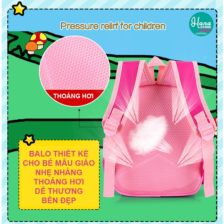 Balo mẫu giáo cho bé hình chuột Mickey & Minnie