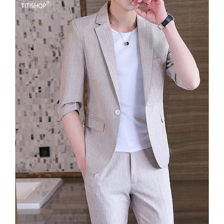 Áo Vest Nam Titishop VN384 Tay lỡ xám