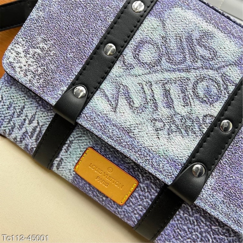 Túi Da Đeo Chéo L.V Thời Trang Sang Trọng Cho Nam Nữ