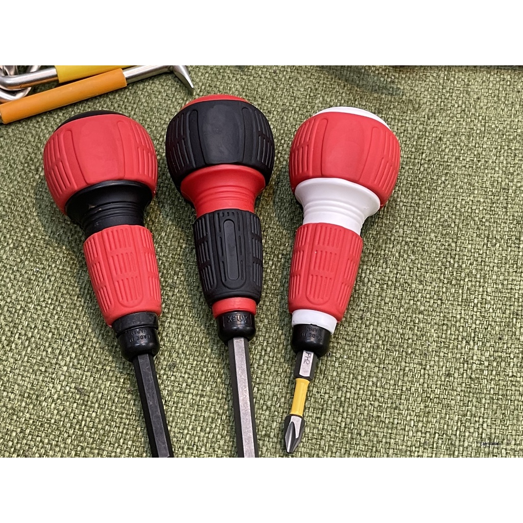 Chuôi tô vít cán tròn bằng nhựa No.3775-H Anex