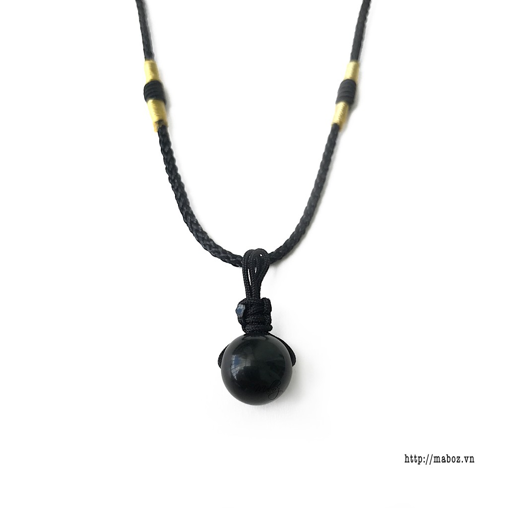 Dây chuyền STONECK đá Obsidian