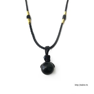 Dây chuyền stoneck đá obsidian