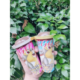 Bánh que chấm socola,sữa,dâu rigo