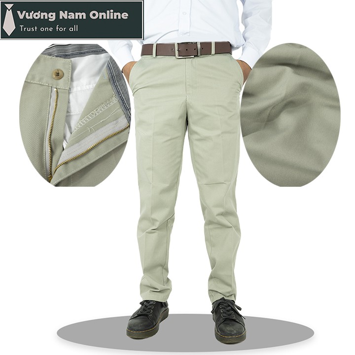 [Mã FASHIONHOTA hoàn ngay 15k xu đơn từ 99k] Quần kaki nam ống suông | BigBuy360 - bigbuy360.vn