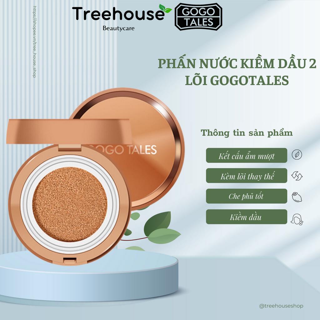 Phấn Nước GOGO TALES Moist Air Cushion Cream (Tặng Kèm Lõi Thay) TREEHOUSE SHOP