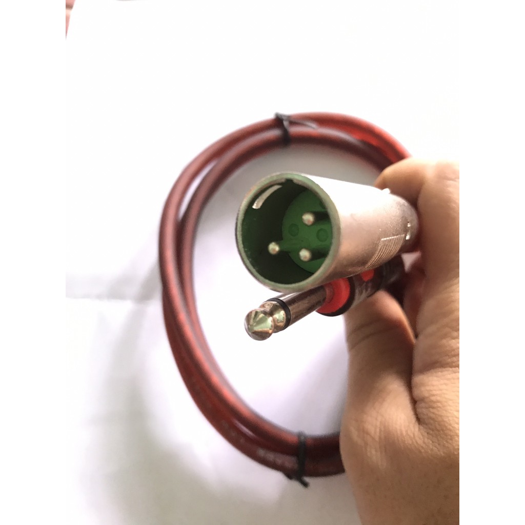 Dây đầu 6ly ra canon đực