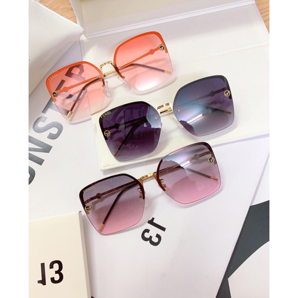 Kính mắt nữ chống tia uv thời trang dáng vuông cao cấp sang chảnh trẻ trung -FD 045