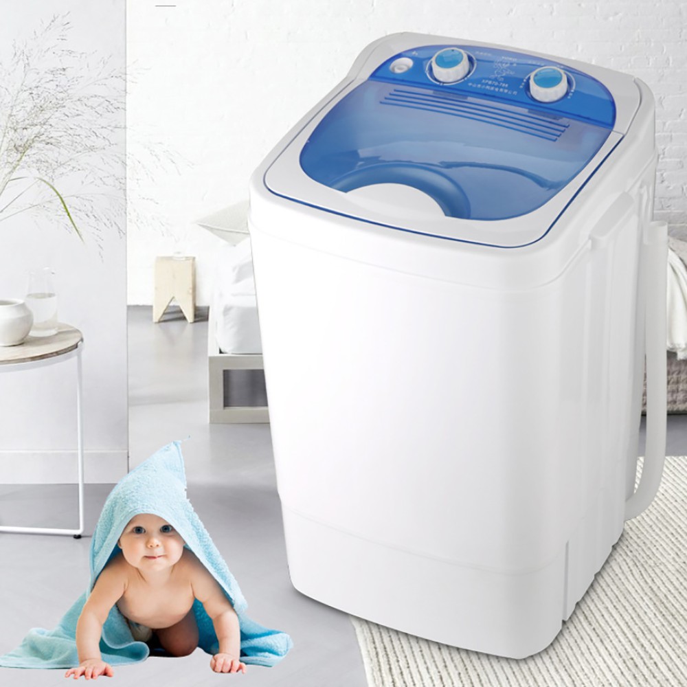 Máy giặt mini bán tự động, máy giặt 7kg tiện lợi, dành cho cá nhân, gia đình nhỏ, bảo hành 2 năm, lỗi đổi trong 7 ngày