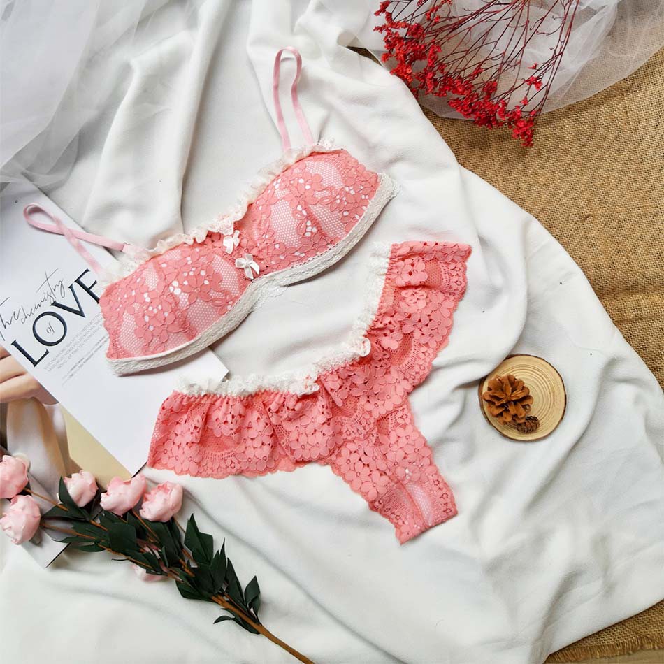 🍁 SIÊU SALE 🍁Bộ bralette baby màu hồng | BigBuy360 - bigbuy360.vn