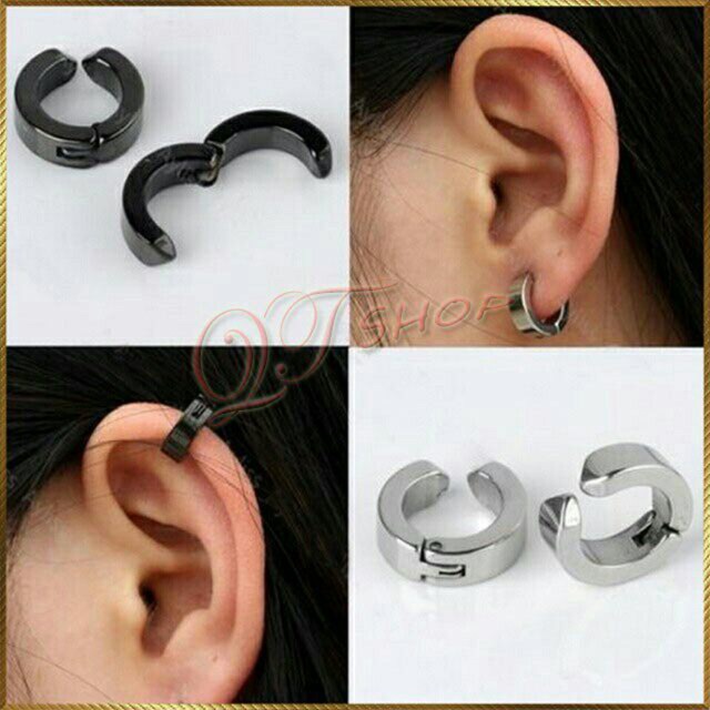 Khuyên vành tai ko cần bấm lỗ