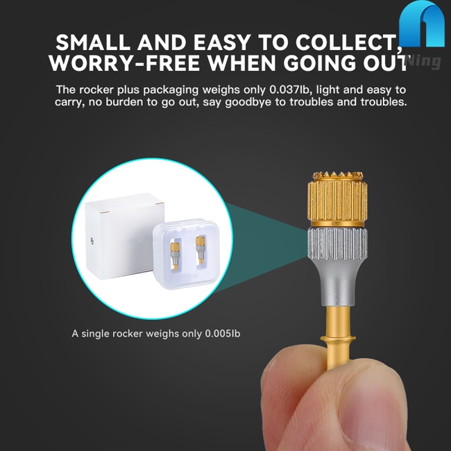 Set 2 Núm Điều Chỉnh Được Bằng Hợp Kim Nhôm Hai Màu Cho Dji Mini 3 Pro