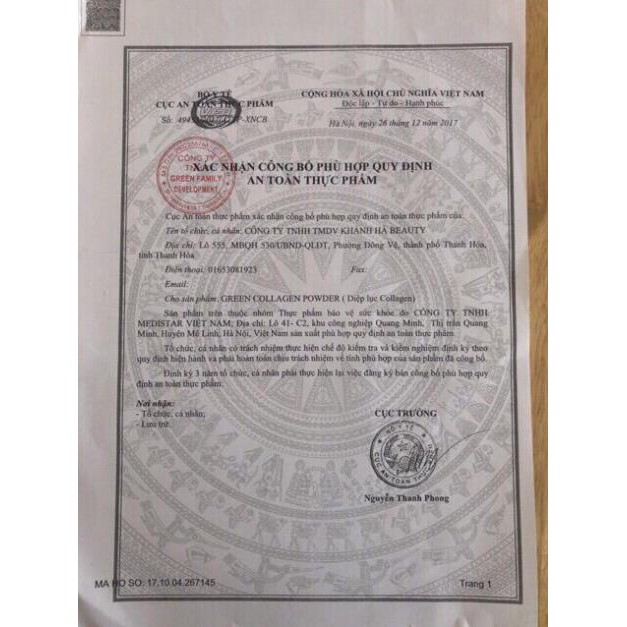 ( giá sốc) 1 hộp diệp lục collagen 30 gói [CHUẨN AUTHENTIC] | BigBuy360 - bigbuy360.vn