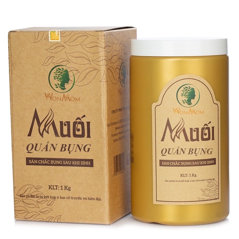 Muối quấn bụng Wonmom 1Kg