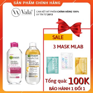 Tẩy trang Garnier sạch sâu dịu nhẹ 400ml