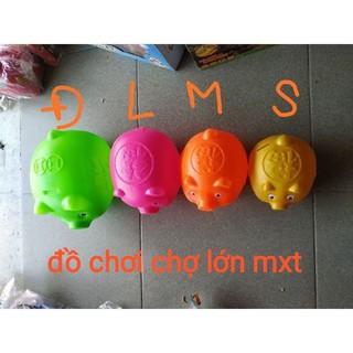 Ống heo để tiền tiết kiệm bằng nhựa (có 4 size )