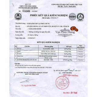 500gr Nấm linh chi thái lát - Vanphuchung