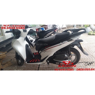 Nẹp hông kiểu ý, inox cho sh 2013-2021