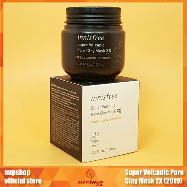 Mặt nạ đất sét chiết xuất tro núi lửa Innisfree