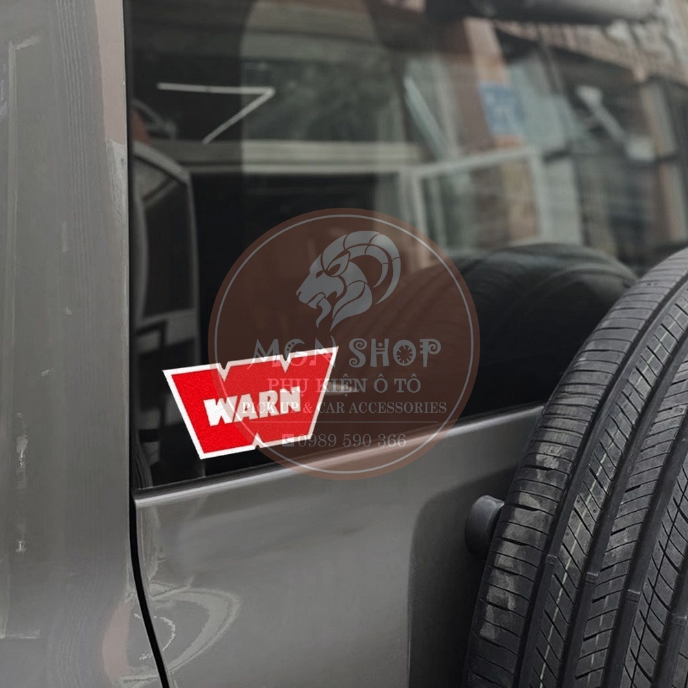 [Decal] [Tem dán] [WARN] dành cho ô tô xe máy
