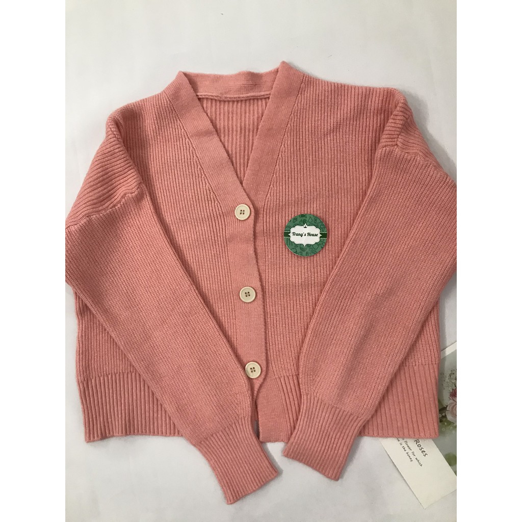 Áo cardigan dài tay cổ chữ V có khuy MSP430 | BigBuy360 - bigbuy360.vn