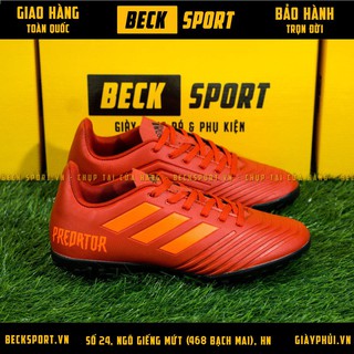 Giày Bóng Đá TQ Predator 19.3 Đỏ Vạch Cam TF