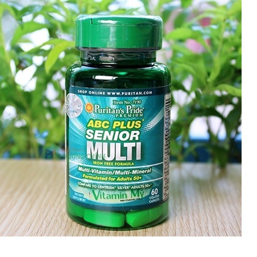 Vitamin tổng hợp cho người cao tuổi ngừa suy nhược mệt mỏi tăng sức đề kháng Puritan'sPride ABC senior Multivitamin 60v