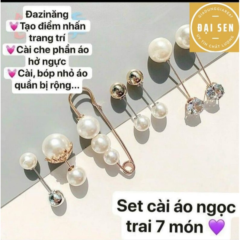 ( FREESHIP) SÉT CÀI ÁO ĐÍNH ĐÁ 7 MÓN MẪU MỚI