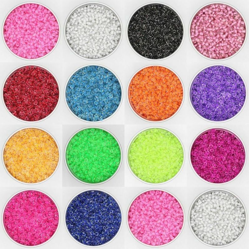 Sét 100 hạt pha lê mic nhiều màu 4x3mm dùng để mix trang sức nguyên liệu handmade