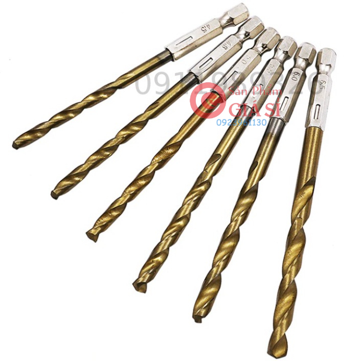 Bộ 13 mũi khoan HSS chuôi lục giác 1.5 - 6.5mm ❤️freeship❤️