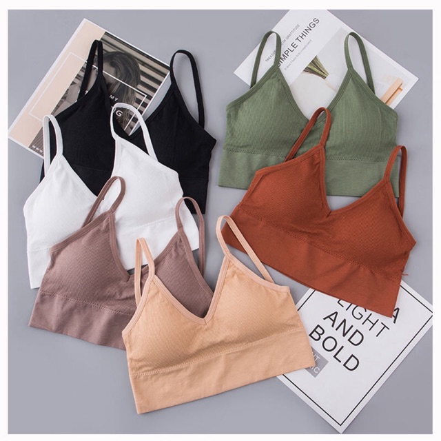 Áo Lót Nữ 🍓FREESIZE🍓 Áo Bra Nữ chữ U hở lưng 2 dây không gọng nâng ngực gợi cảm M13 | BigBuy360 - bigbuy360.vn