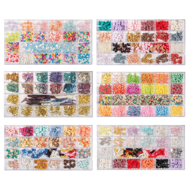 Miếng Dán Trang Trí Móng Tay 3d Hình Nơ Xinh Xắn