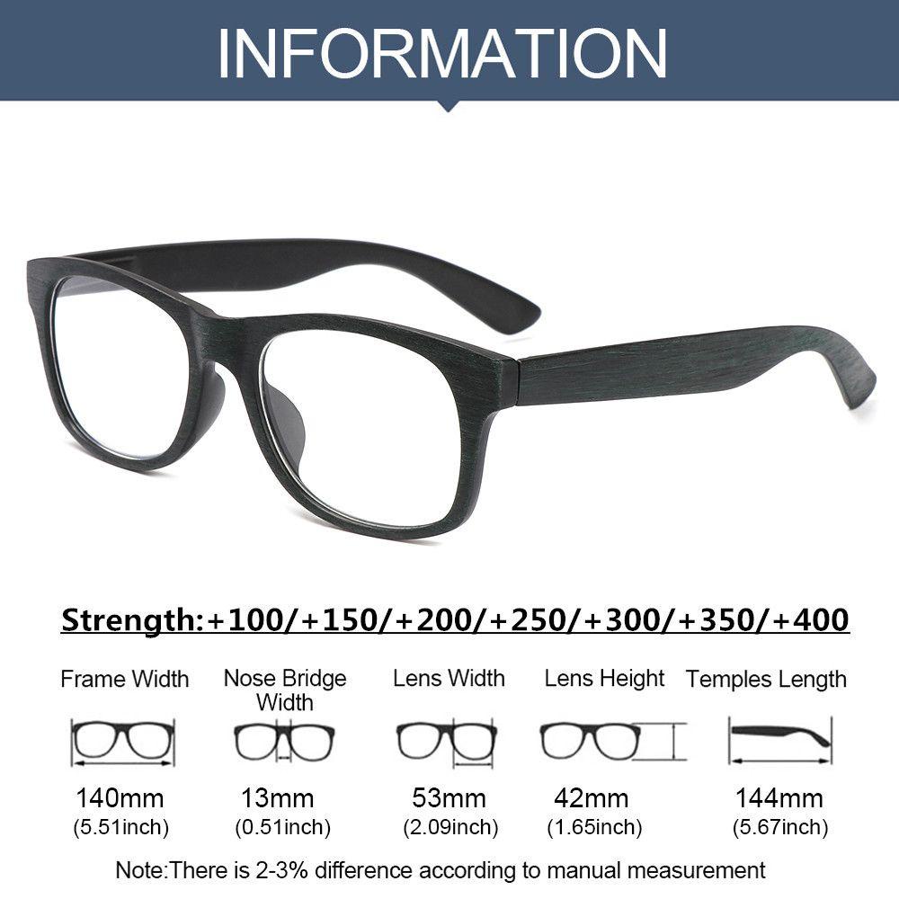 LAY Kính đọc sách chống mỏi mắt Gọng Gỗ Siêu Nhẹ Thoải Mái Chống Mệt Mỏi Cho Nam Và Nữ