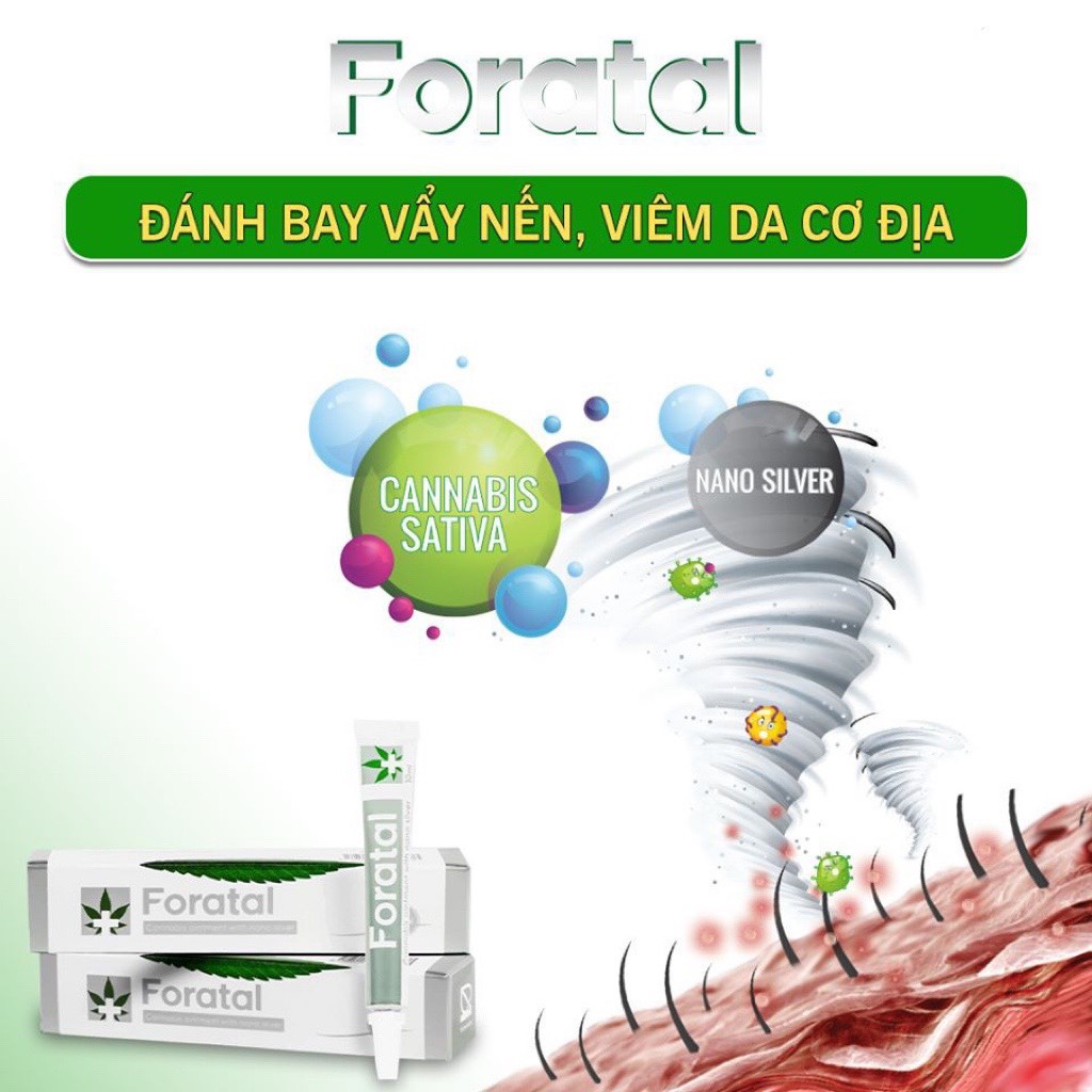FORATAL - Gel chuyên dùng cho viêm da cơ địa, vảy nến, á sừng