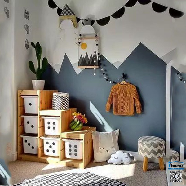 KHUNG BẬC THANG TROFAST IKEA - GỖ