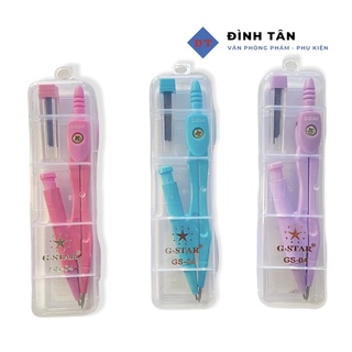 Compa chì bấm học sinh g-star gs-04 hộp nhỏ tiện lợi