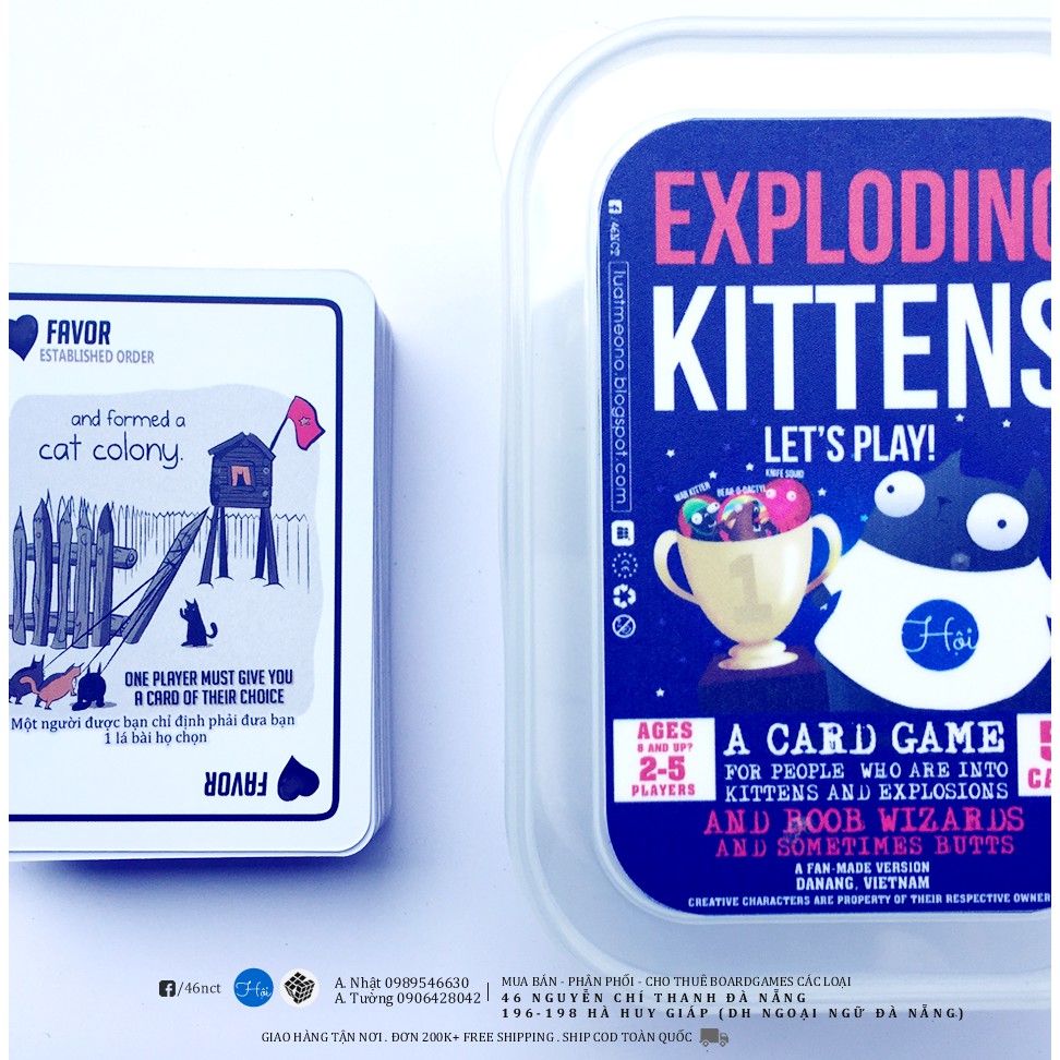 Bài Mèo Nổ - Exploding Kittens Board Game