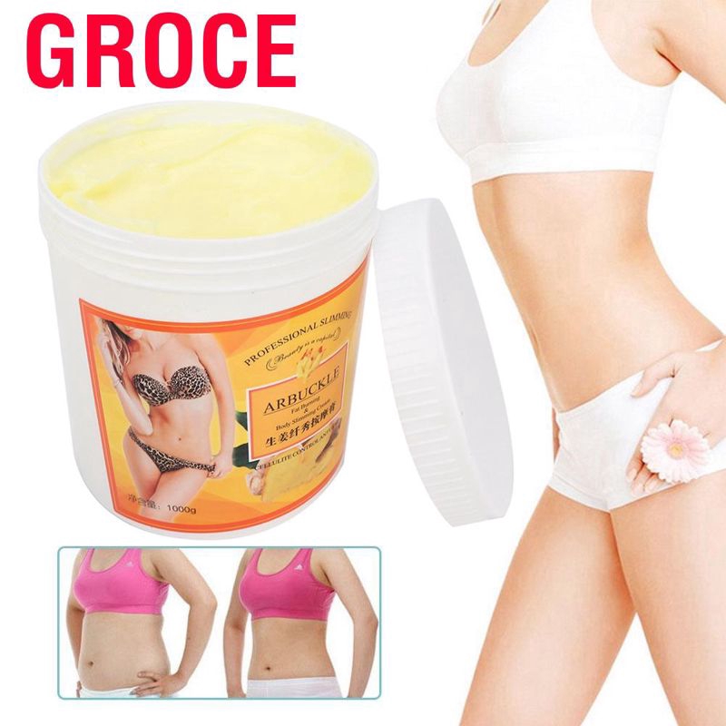 Groce 1000 Firming Cream - Anti-cellulite massage cream Ideal for legs and hips  Reducing Fast absorption