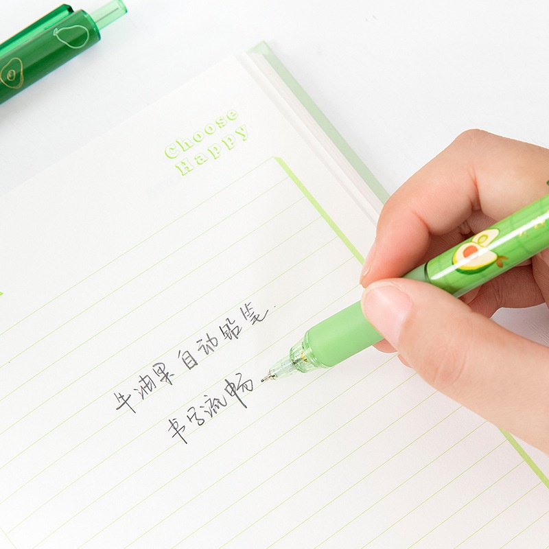 Bút chì bấm M&G AMPH5620 ngòi 0.5mm họa tiết quả bơ