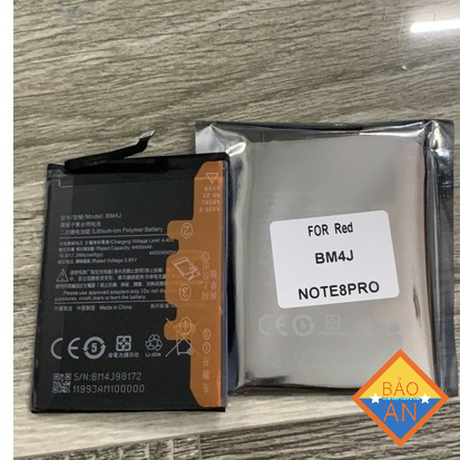 Pin Xiaomi Redmi Note 8 Pro / BM4J / pin zin dung lượng 4400/4500mAh