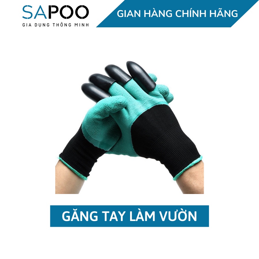 Găng tay làm vườn chuyên dụng đa năng có móng vuốt bới đất chăm sóc cây - Gia Dụng SAPOO